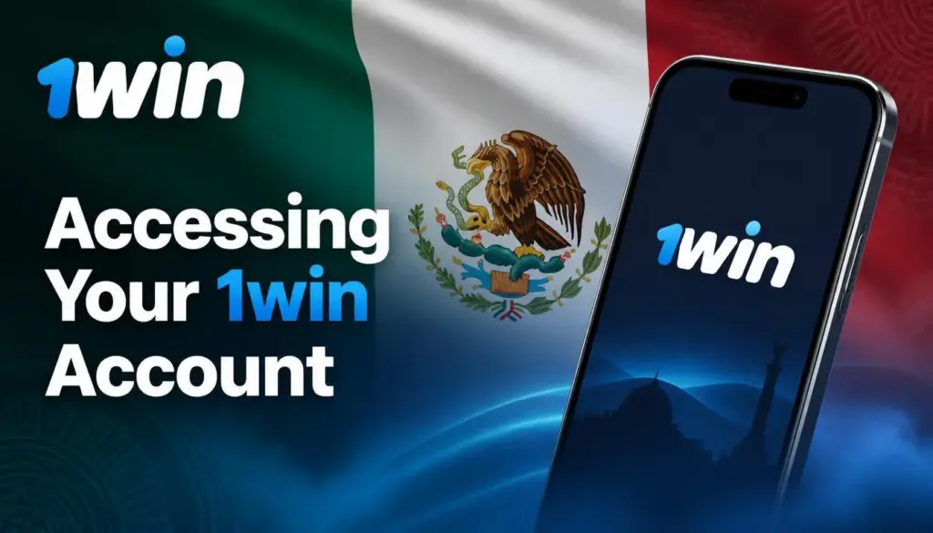 Ilustración de acceso a la cuenta 1win para México: intro